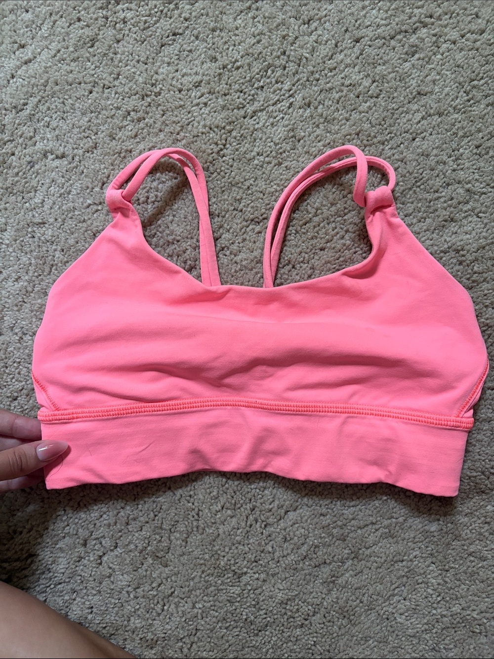 lululemon athletica Neon Pink Bralette Swim Top